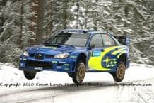 Subaru Imprezza WRC. Photo.  Petter Solberg Swedish Rally 2007 (a)