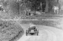 Sunbeam Grand Prix. H O D Segrave setting FTD in 1922 at Shelsley Walsh Hillclimb . photo