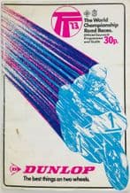 T.T. Races Isle Of Man 1973 original programme