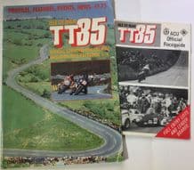 T.T. Races Isle Of Man 1985 with race card