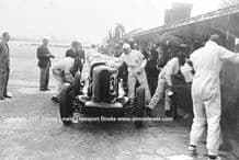 Talbot AV105 Brian Lewis pit stop 1931 Brooklands BRDC 500. photo