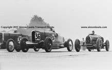 Talbot AV105s of Lewis (36),Hindmarsh(37) Bugatti T35 Brackenbury 1931 Brooklands BRDC 500. photo