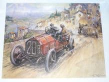 TARGA FLORIO 1907 Felice Nazzaro's winning FIAT by Gordon Crosby