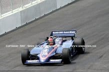 Theodore. Jim Crawford photo . 1984 Meadowlands GP CART