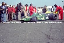 Token F1. Tom Pryce, Silverstone pddock 1974 Daily Express Trophy