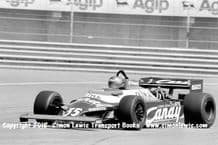 Toleman TG181 Hart Turbo F1. Photo. Brian Henton. San Marino GP 1981 (debut)