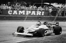 Toleman TG181 Henton Belgian GP 1981 action photo.