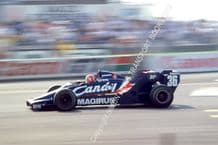 Toleman TG183 Hart Turbo. Bruno Giacomelli British GP 1983