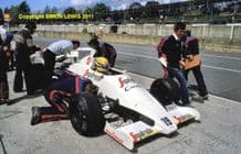 Toleman TG184 Hart Turbo. Ayrton Senna Brands Test 1984