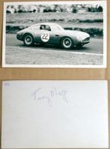 Tony Maggs on Aston Martin DB4GTZ period photo