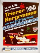 TRIERER BERGRENNAN GERMAN HILLCLIMB 1990 Original Poster 19x 27" ( 480 x 660mm)