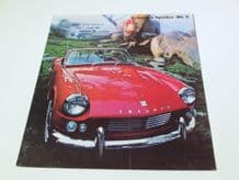 TRIUMPH SPITFIRE Mk.2 U.S.A issue 6 page gatefold brochure