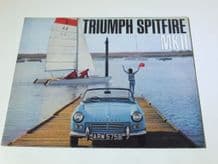 TRIUMPH SPITFIRE Mk2 6 (12) page gatefold brochure
