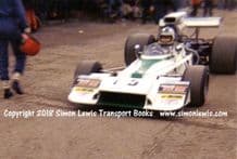 Trojan T101. Damien Magee. Photo. Mallory Park. F5000 October 1975