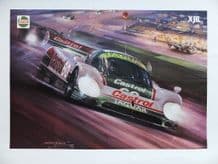 TWR JAGUAR XJR9 Dayona Winner 1988. Micheal Turner Poster 16x23 "(400x590mm)