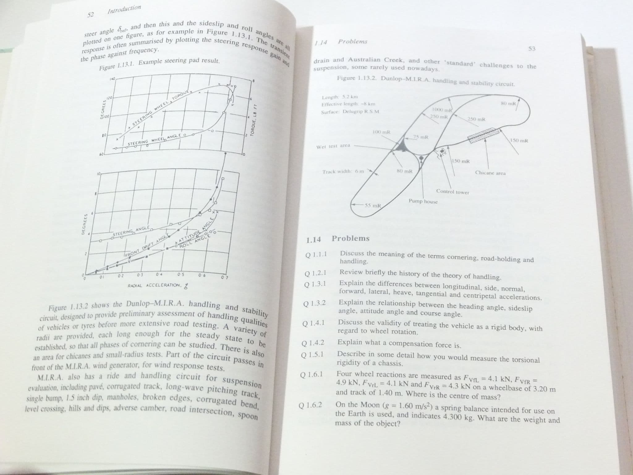TYRES SUSPENSION AND HANDLING John C Dixon 1991 1st ed