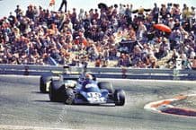 TYRRELL 007 Jean-Pierre Jabouille 1975 French GP 10x7" photo