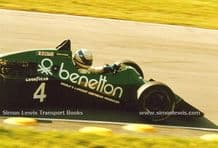 Tyrrell 012 F1. Danny Sullivan European GP Brands Hatch 1983. Aaction photo