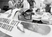 Tyrrell P34 6 wheeler F1 car,  Peterson & Deppailler. French GP  F1 1977 pit close up