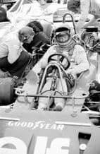 Tyrrell P34 6 wheeler F1 car, Ronnie Peterson. French GP  F1 1977 pit close up