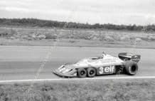 Tyrrell P34 6 wheeler F1 car, Ronnie Peterson.  Swedish GP  F1 1977