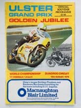 Ulster Grand Prix , Dundrod 1979 Aug 18 Motorcycle Raceg Programme