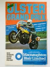 Ulster Grand Prix , Dundrod 1980 Aug 16 Motorcycle Raceg Programme