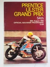 Ulster Grand Prix , Dundrod 1983 Aug 20 Motorcycle Raceg Programme