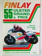 Ulster Grand Prix , Dundrod 1984 Aug 18 Motorcycle Raceg Programme