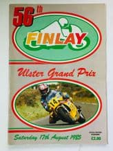 Ulster Grand Prix , Dundrod 1985 Aug 17 Motorcycle Race Programme