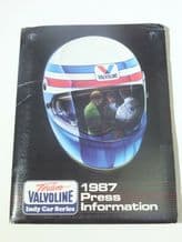 VALVOLINE NASCAR / CART 1987 press kit
