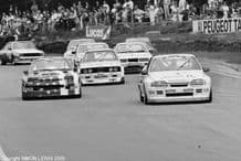 Vauxhall Carlton Opel Manta & others Thundersaloon Brands Hatch 1987 10x7" photo