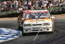 Vauxhall Cavalier. John Cleland leads Robb Gravett Brands Hatch  BTCC 1991 photo