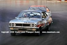 Vauxhall Magnum(Gerry Marshall) Opel (R Lloyd). Photo. Mallory Park RAC Saloons 1976