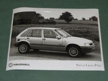 VAUXHALL NOVA Luxe Plus (K Reg)   factory issued 8x6" press photo