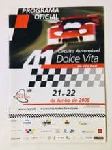 VILA REAL 2008 June 21-2 Race Programme (Portugal)