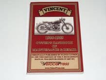 Vincent Owner's Handbook 1935-55 (Richardson 2007)