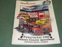 VOLUSIA COUNTY SPEEDWAY Daytona FL. 1989 Firecracker 200