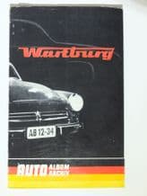WARTBURG Auto Album Archiv (Jirasek 1989)