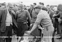 WASP 500cc photo. Jack Moor and other Silvertsone paddock . circa 1951.