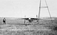 Weiss - Anzani 3 cyl MADGE Monoplane 1909 at Frambridge with launch trackway
