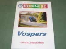 WERRINGTON PARK Hillclimb 2013 May 5 programme