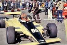 Williams FW07. Rupert Keegan . Photo.  1980 Canadian GP F1