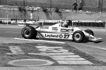 Williams FW07B. Alan Jones. Photo.  1980 French GP F1 (winner)