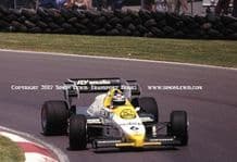 Williams FW09 Honda Turbo. Photo. Keke Rosberg 1984 Canada GP