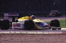 Williams FW11 Honda Turbo. Mansell 1987 Italian GP. Photo