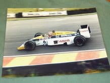WILLIAMS FW11 Turbo Nelson Piquet.original period 12x16" photo British GP 1986