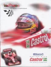 WILLIAMS FW20 Jacques Villeneuve poster 19x 16" ( 475x410mm)