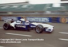 Williams FW23 BMW Marc Gene Silverstone testing 2001. Photo B