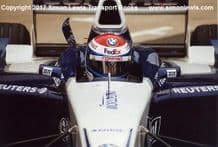 Williams FW23 BMW Marc Gene Silverstone testing 2001. Photo C